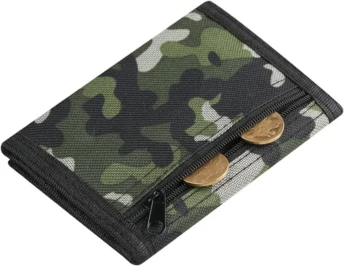 Miniatura 8 de Lamiza Billetera para niños y niñas, adolescentes, billetera de lona para niños, bonitas carteras con cremallera para jóvenes con bolsillo