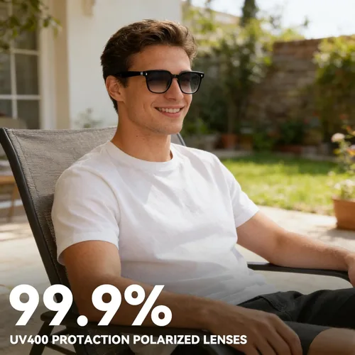 Miniatura 4 de Lentes inteligentes Bluetooth para hombres y mujeres, lentes inteligentes Ai con audio de oído abierto, control de voz, traducción en tiempo real
