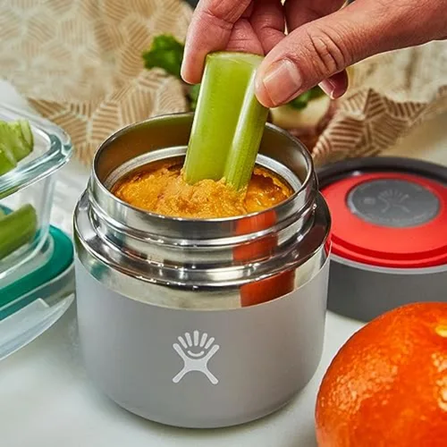 Miniatura 7 de Hydro Flask Tarro de comida – Acero inoxidable aislado, contenedor de viaje para comida caliente, almuerzo y sopa 20 onzas, negro