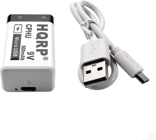 Miniatura 5 de HQRP 9V 400mAh LI-ION 9-Volt Paintball recargable/Radio Control Juguetes/Detector de Metales/Batería Industrial de Alta Capacidad
