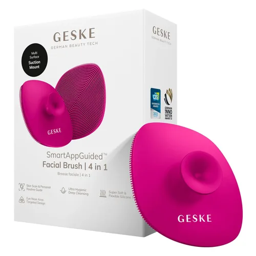 Miniatura 11 de GESKE SmartAppGuided Cepillo facial profesional 4 en 1 Mango de silicona suave para una limpieza suave Cuidado de la piel de rutina