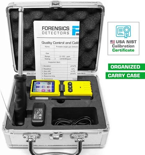 Miniatura 6 de Detector de monóxido de carbono para inspectores de Forensics Calibración rastreable NIST de EE. UU. Registro de datos de computadora Bomba