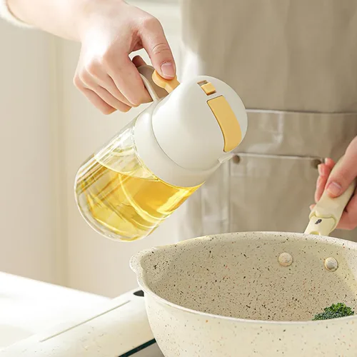 Miniatura 2 de Dispensador de aceite para cocina, pulverizador de aceite de oliva 2 en 1, dispensador de aceite de oliva para cocinar para freidora de aire