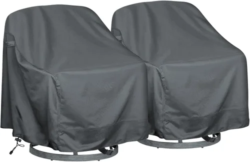 Miniatura 9 de 1 paquete de fundas resistentes para sillas de patio, tela Oxford 600D resistente a los desgarros, 314.961 in, impermeables, resistentes a los rayos
