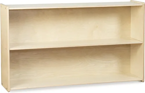 Miniatura 4 de Contender Estantes de guardería para niños, estantería con 2 estantes para almacenamiento, muebles de madera para niños pequeños, niños, Montessori