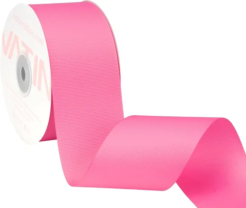 Miniatura 138 de Vatin - Rollo de cinta de grogrén, rollos de 25-50 yardas, perfecto para decoración de bodas, coronas, baby showers, envolturas de paquete de regalo