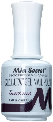 Mia Secret Gelux Soak-off gel esmalte de uñas color Tweet Me - Esmalte de gel curado con lámpara de uñas - Esmaltes para uñas en gel de larga