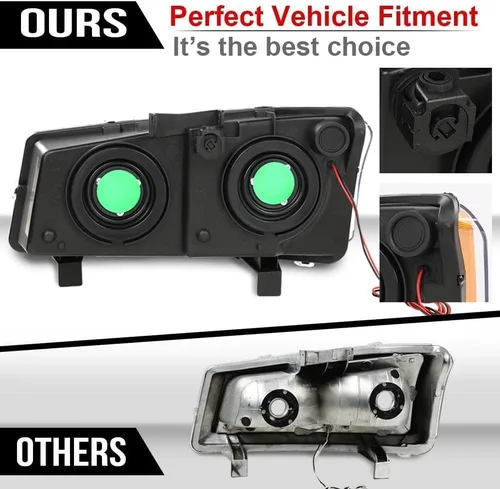 Miniatura 8 de PIT66 Faros LED, Compatible con 2003-2006 Chevy Silverado 1500 2500 3500 HD 2003 2004 2005 2006, Compatible con 2003-2006 Chevy Avalanche 1500 2500