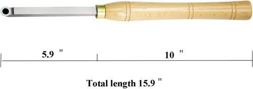 Miniatura 3 de Juego de 4 herramientas de torno de madera con punta de carburo más áspera y hueca con inserciones de carburo correspondientes con puntas, 16