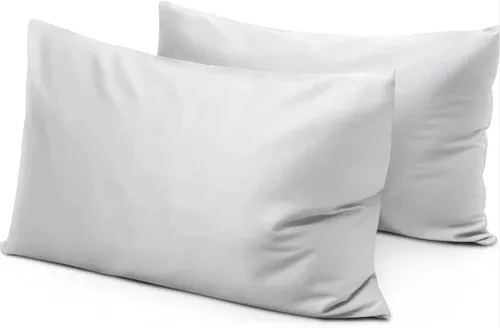 Miniatura 34 de COTTON STICH™ Juego de 2 fundas de almohada para niños pequeños de 14 x 20 pulgadas, 100% algodón de 600 hilos, fundas de almohada suaves y Azul