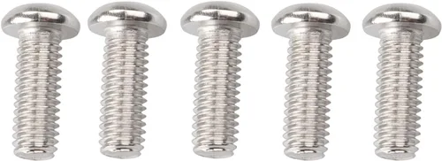 Miniatura 3 de 5 piezas de acero inoxidable Derby cubierta botón cabeza tornillo kit para Harley Touring Street Electra Glide Road King
