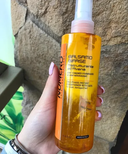 Miniatura 2 de Brelil Numero Instant - Acondicionador de avena bifásico para el cabello, 6.8 fl oz./6.7 fl.oz.