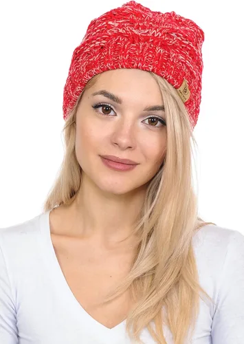 Miniatura 7 de BASICO Gorro de invierno para mujer, gorro de pescador de punto holgado para hombre