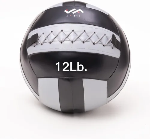 Miniatura 13 de JFit Wall Ball – Premium Soft Weighted Exercise Ball for Strength, Conditioning, Gym & Home Workouts, 4-30 LB