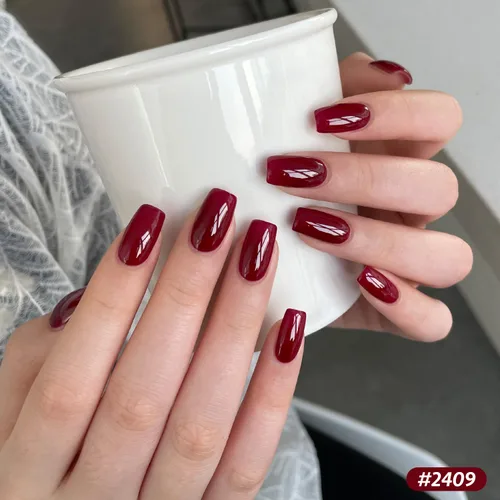 Miniatura 3 de GAOY Berry Collection - Esmalte de uñas en gel, color rosa intenso, borgoña, rojo, cereza y magenta, kit de esmalte de uñas para manicura de salón
