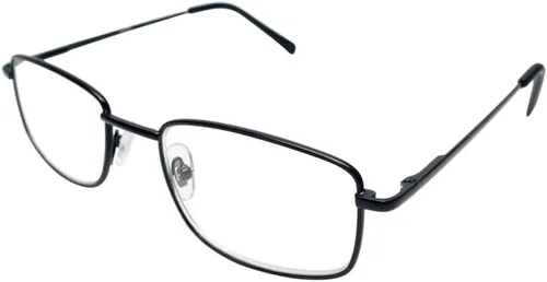 Calabria R754 Gafas de lectura rectangulares de metal para hombre, diseño retro, delgadas, para lectores de potencia, estilo vintage
