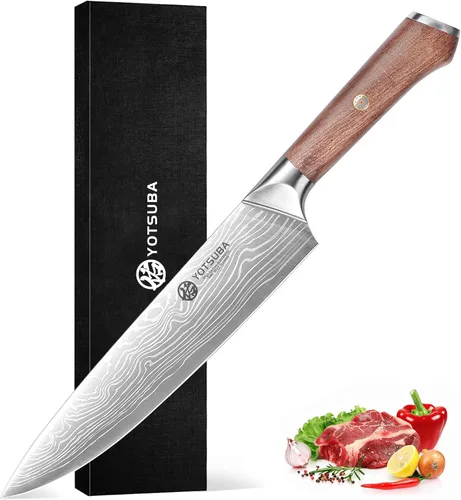 Miniatura 14 de Juego de cuchillos de cocina YOTSUBA 3 piezas, juego de cuchillos de chef ultra afilados de acero inoxidable de alto carbono, para uso doméstico