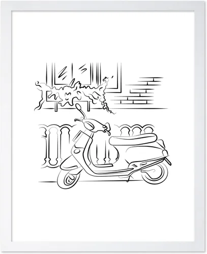 Miniatura 71 de Poster Master Póster de peonías – Estampado de flores retro – Ilustración floral – Ilustración en blanco y negro – Diseño de línea y abstracto
