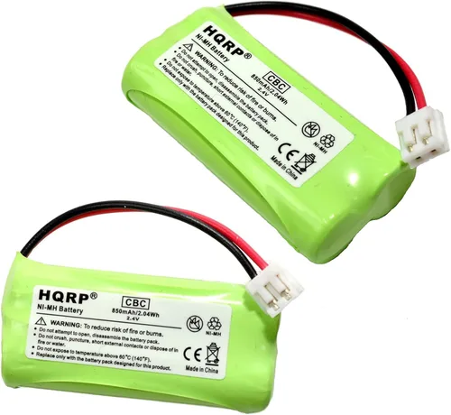 HQRP Paquete de 2 baterías de teléfono compatibles con VTech 89-1326-00-00/89-1300-00-00/8913260000 / 89-1300-01-00 repuesto