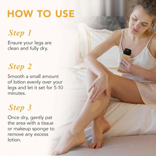 Miniatura 3 de Maquillaje impermeable para piernas y cuerpo, base corporal perfeccionadora de la piel de larga duración, cubierta de venas sin transferencia