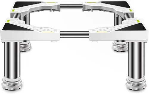 Miniatura 10 de Soporte para refrigerador con 4 pies fuertes para secadora, altura del soporte para refrigerador 3.9/5.9/7.8 pulgadas, ajustable, 1.1 pulgadas