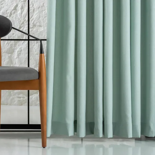 Miniatura 29 de Cortinas de lino sintético (2 paneles de 50 pulgadas de ancho x 108 pulgadas de largo, color blanco hueso)