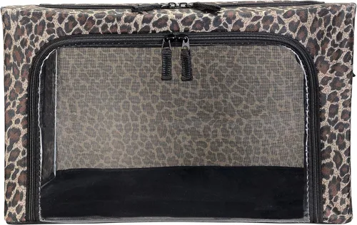 Miniatura 9 de Periea Beau - Paquete de 2 cajas de almacenamiento de 74 L (20.9 x 15.7 x 13.8 in), plegables y apilables de tela, bolsas de almacenamiento