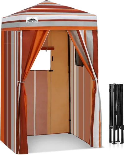 Miniatura 32 de EAGLE PEAK Flex Ultra Compact 4x4 Toldo desplegable, refugio solar, vestidor, toldo portátil de privacidad para piscina, sesiones de fotos