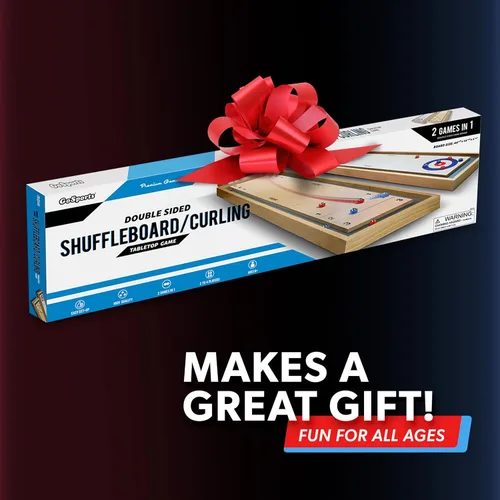 Miniatura 7 de GoSports Juego de Shuffleboard y Curling 2 en 1 de Mesa