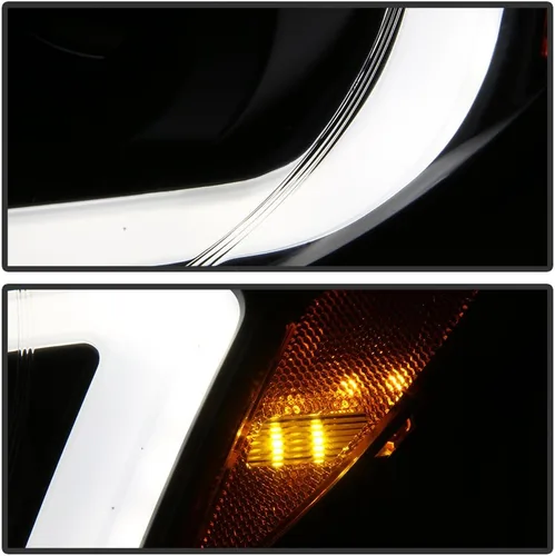 Miniatura 8 de ACANII - Para [Solo modelo halógeno] 2006-2007 Subaru Impreza WRX faros delanteros de proyector LED de tubo en pareja izquierda+derecha