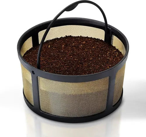 Cesta de filtro reutilizable de 8 a 12 tazas con parte inferior de malla, se adapta a la máquina Keurig K-Duo Essentials y K Duo Brewers - Filtro de