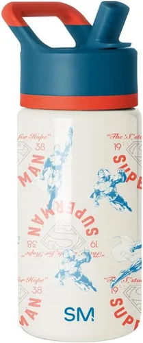 Miniatura 54 de Simple Modern - Botella de agua para niños Summit con tapa con pajilla Taza de acero inoxidable aislada de 14 onzas de Marvel Spider Man