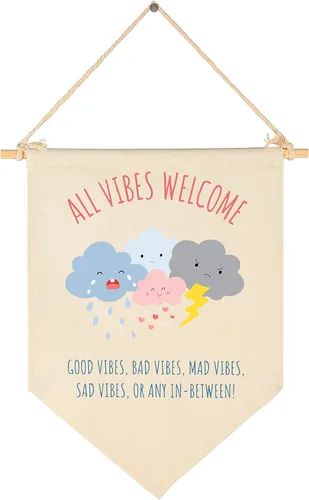 Miniatura 29 de Cartel de pared para aula, regalo para profesores, letrero de sala de lectura, texto en inglés "It's A Beautiful Day for Learning", lienzo