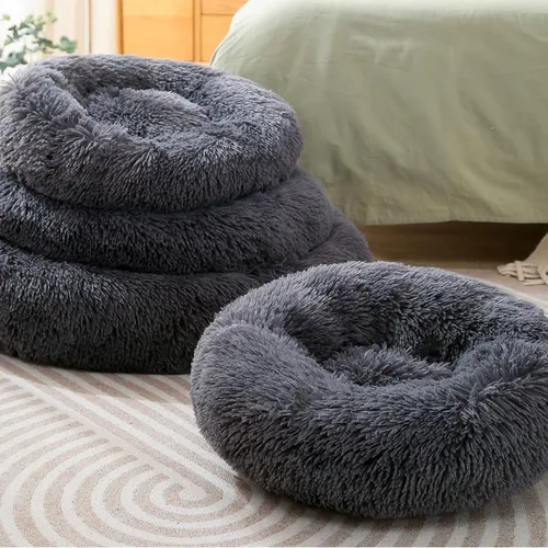 Miniatura 6 de Cama de perro en forma de dona, cama pequeña para mascotas, cama para mascotas, cama para cachorros, cama de gatito, cama de conejo, camas