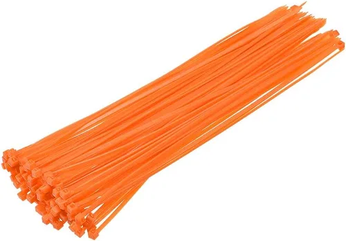 Miniatura 14 de uxcell Bridas para cables de nailon con cierre automático de 4 pulgadas, color rosa, 100 unidades Rosado