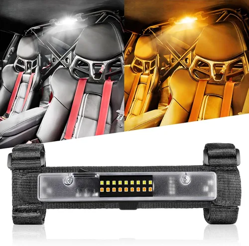 Miniatura 10 de Nirider Luz Interior UTV Universal Montaje en Barra Antivuelco Luces LED Luces de Jaula Antivuelco Utilitaria Luz Interior de Cúpula de Cortesía