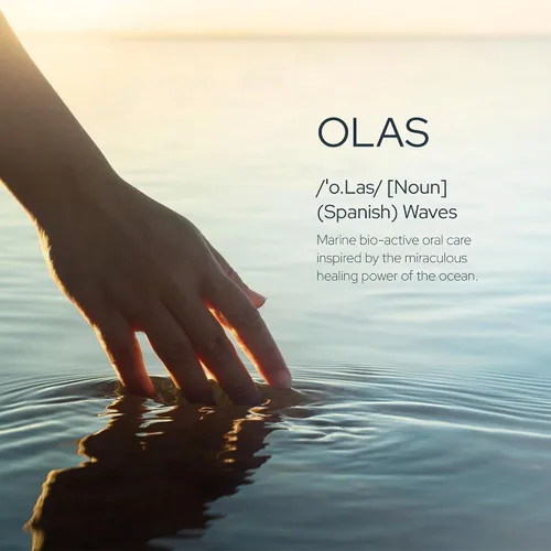 Miniatura 6 de Olas Enjuague Bucal Sin Alcohol y Enjuague Oral - Enjuague Bucal Marino Bioactivo con Aceites Esenciales y Antioxidantes para un Microbioma Oral