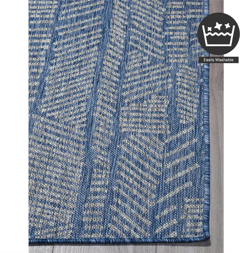 Miniatura 5 de FH Home Suez - Alfombra de tejido plano para exteriores, impermeable, fácil de limpiar, resistente a las manchas, hilo de polipropileno de alta