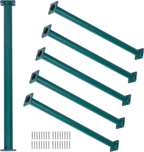 Miniatura 14 de Barcaloo Barras de mono de 30 pulgadas para equipo de patio trasero y accesorios para casa del árbol, paquete de 6 barras de mono azul