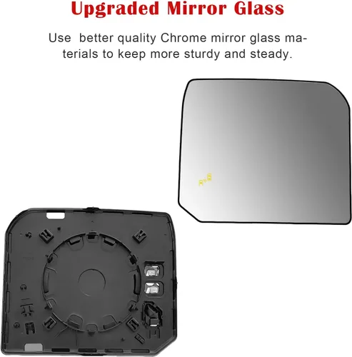 Miniatura 7 de Reemplazo del espejo lateral del conductor con detección de punto ciego para Toyota Tundra 2022-2023, retrovisor lateral superior izquierdo