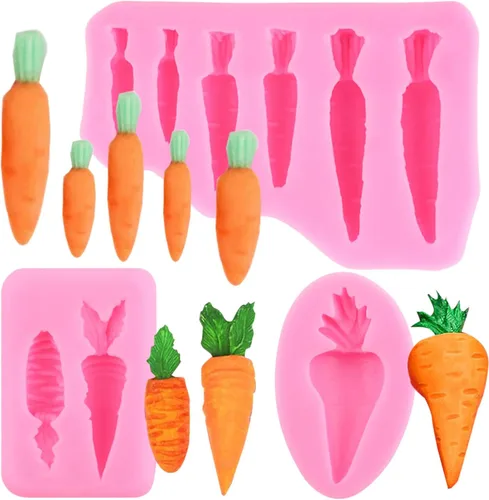 Miniatura 12 de ZiXiang Molde de silicona para fondant de conejo, orejas de conejo de Pascua, moldes de chocolate para decoración de pasteles, decoración de Estilo b