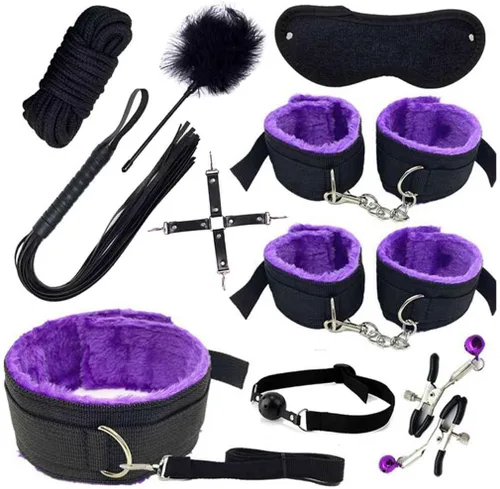 Miniatura 3 de Kit de restricciones de cuello a muñeca detrás de la espalda para debajo de la cama King, accesorios sexuales para adultos, parejas, juguetes
