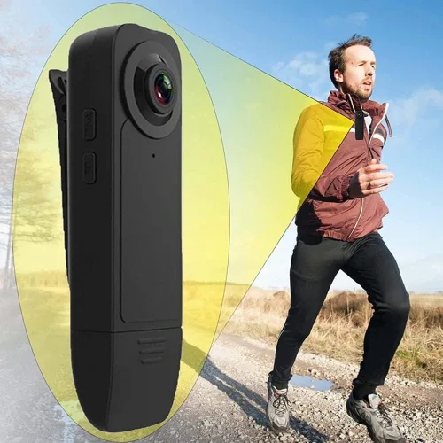 Miniatura 3 de Docooler Mini cámara de cuerpo 1080P con clip de audio grabadora de video gran angular cámara de video incorporada batería