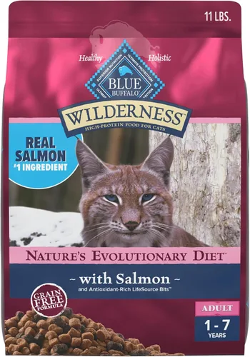 Miniatura 17 de Blue Buffalo Wilderness - Dieta Evolutiva Natural de la Naturaleza, Alimento Seco Natural para Gatos Adultos Alto en Proteínas y Sin Granos, Sabor