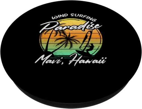 Miniatura 2 de Windsurf Paradise Maui Hawaii PopGrip intercambiable de Sailboard Windsurf PopSockets