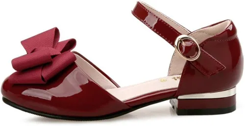 Miniatura 2 de Flyrioc Sandalias de tacón para niña pequeña, zapatos de vestir de ballet (niño pequeñoniño grande)