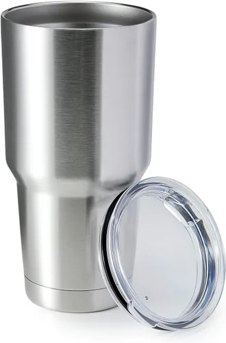 Miniatura 24 de Hasle Outfitters - Vaso de acero inoxidable de 30 onzas, taza de viaje con aislamiento al vacío de doble pared, taza de café aislada duradera, juego