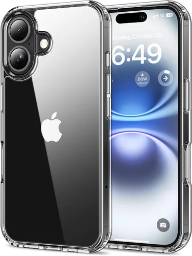 Miniatura 65 de HOOMIL Funda para iPhone 7 Plus/iPhone 8 Plus de 5.5 pulgadas, no amarillea, protección contra caídas, cubierta trasera dura transparente
