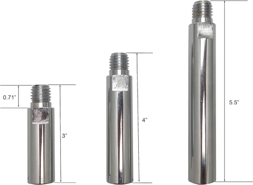 Miniatura 4 de Varilla de conexión de eje de extensión de amoladora angular de 5/8 "-11 con amoladora ajustable llave inglesa brida Kit de tuerca de brida