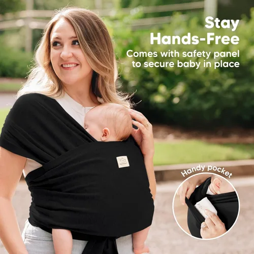 Miniatura 7 de KeaBabies Portabebés con anillo para bebé, fácil de llevar, ajustable D-Lite portabebés recién nacido a niño pequeño, camisa de transporte